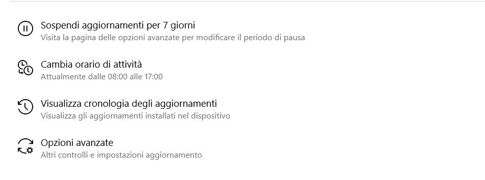 aggiornamenti